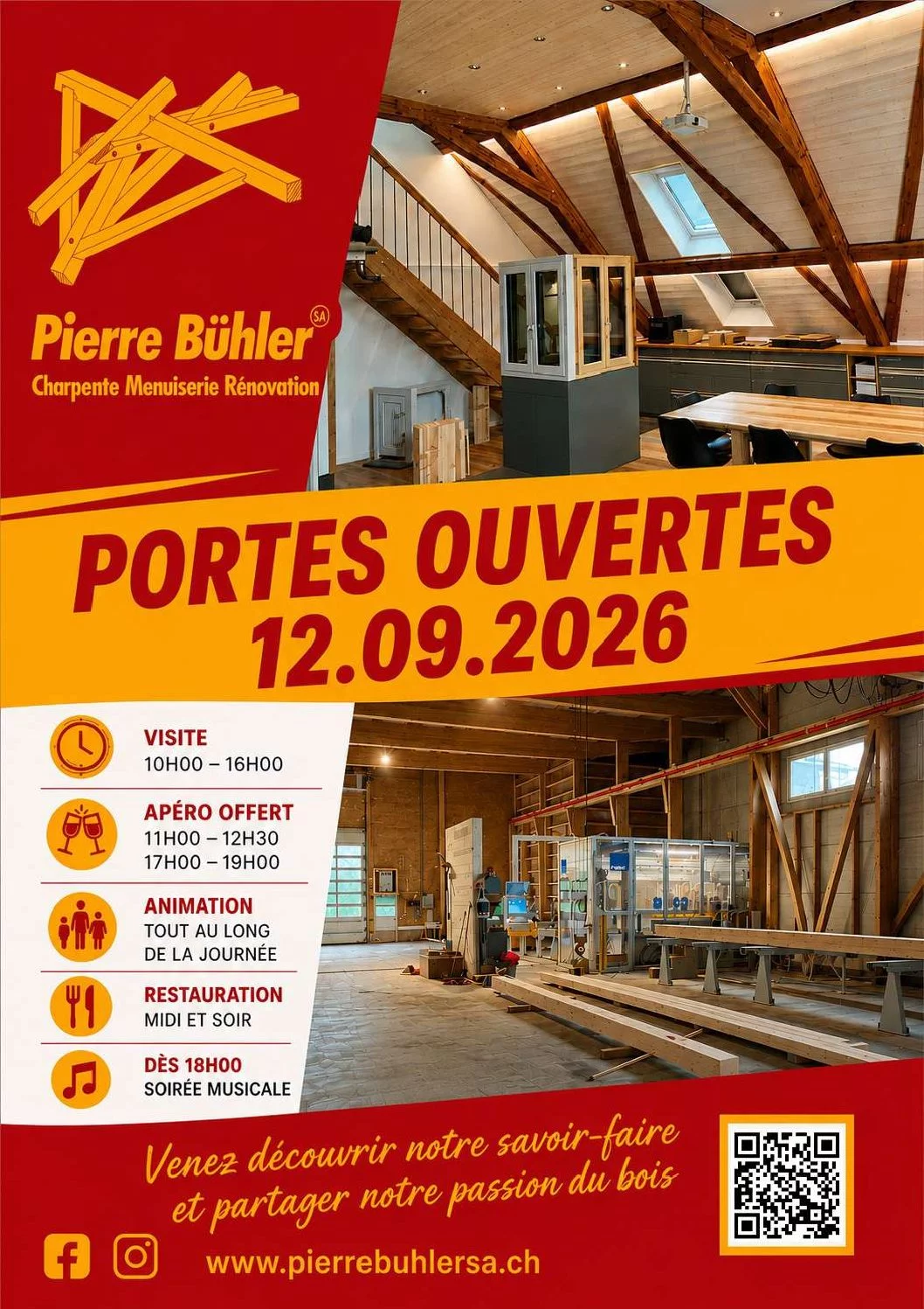 Portes ouvertes 12.09.2026 à l'entreprise Pierre Bühler SA - Lockium