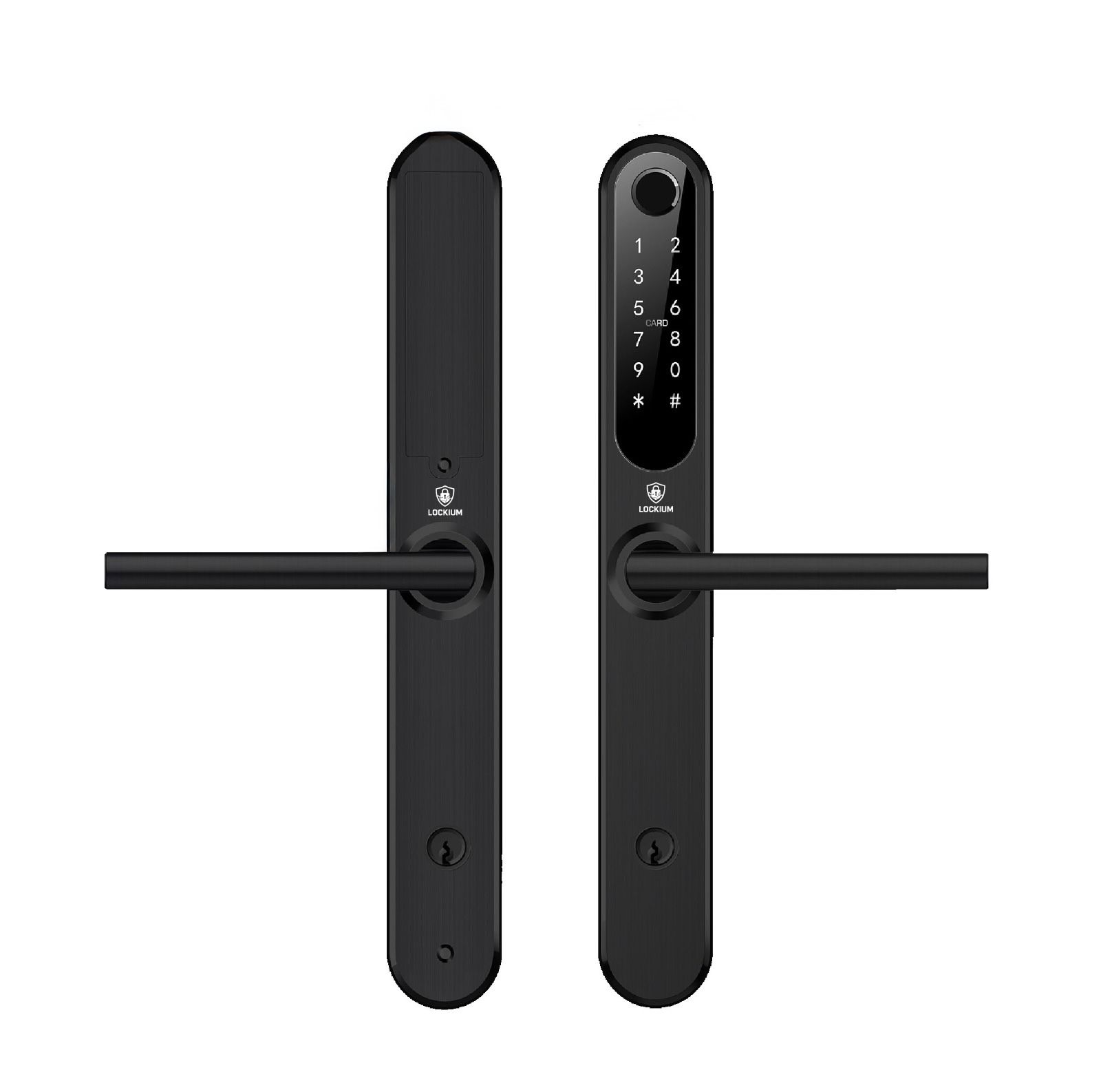 Serrure à Poignée Connectée — Noire