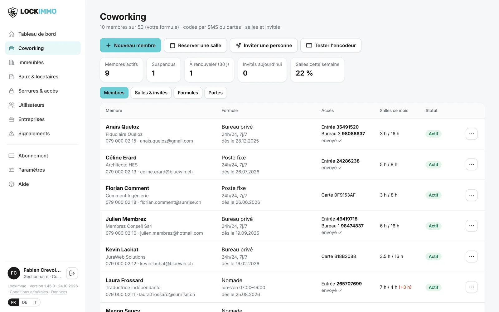 LockImmo — Coworking