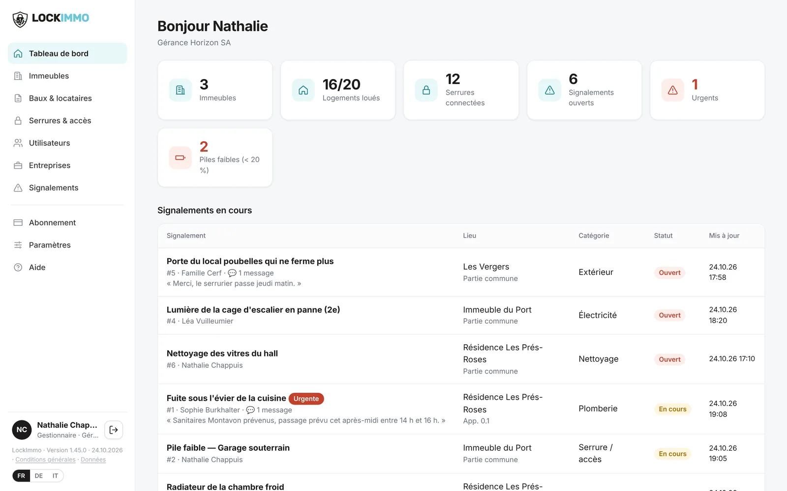 LockImmo — Régies & propriétaires