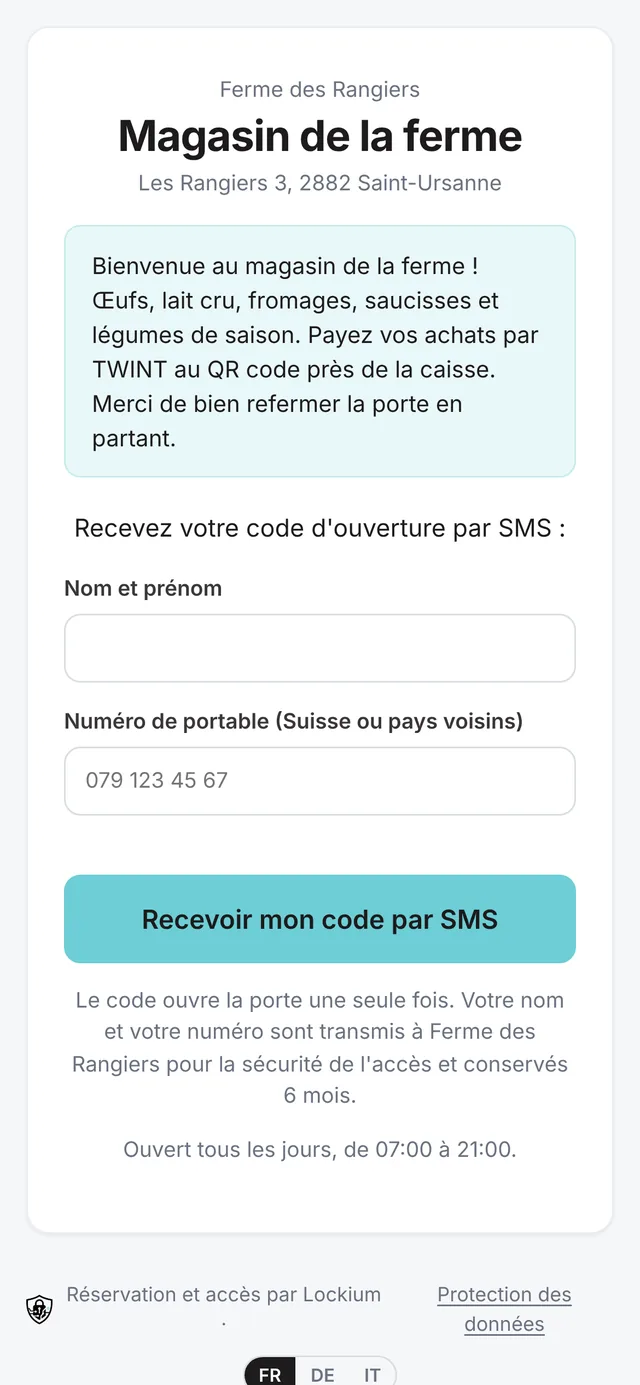 LockImmo — Stands & accès libre sur téléphone