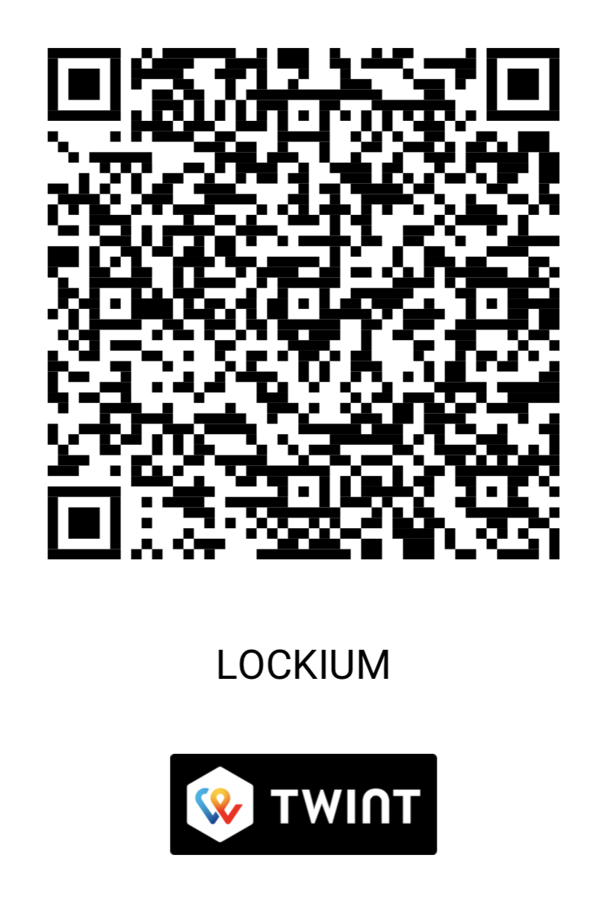 Code QR TWINT de Lockium