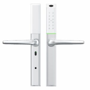 L02-Blanc Gris serrure numérique